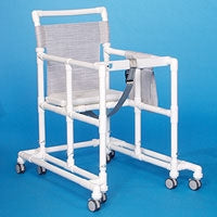 IPU Walker with Wheels Extra Tall Ultimate PVC Frame 400 lbs. Weight Capacity 34-3/4 to 40-3/4 Inch Height