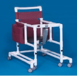 IPU Walker with Wheels Adjustable Height Deluxe Ultimate PVC Frame 300 lbs. Weight Capacity 29 to 33 Inch Height
