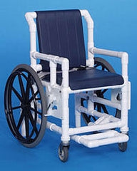 IPU Shower Chair ipu® Swing Arm - Left PVC Frame Padded Back 17 Inch Seat Width