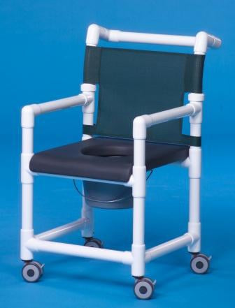 IPU Shower Chair ipu® Fixed Arm PVC Frame Mesh Back