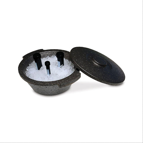 Ice Buckets Polystyrene Ice Bucket with Lid • 2.5L • Round ,1 Each - Axiom Medical Supplies