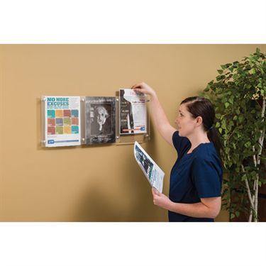 MarketLab Iconic Document Holder Double • 20.125"W x 1.375"D x 11.25"H ,1 Each - Axiom Medical Supplies