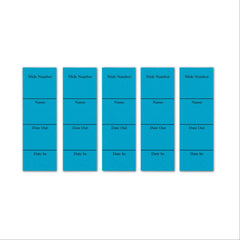 In/Out Cards for Microscope Slide Box For Microscope Slide Box ,1000 / pk - Axiom Medical Supplies