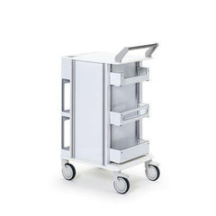 Insight Ergo Phlebotomy Cart with 5" Casters Insight Ergo Phlebotomy Cart with 5" Casters • 25.75"W x 19"D x 42"H ,1 Each - Axiom Medical Supplies