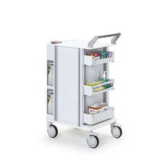 Insight Ergo Phlebotomy Cart with 5" Casters Insight Ergo Phlebotomy Cart with 5" Casters • 25.75"W x 19"D x 42"H ,1 Each - Axiom Medical Supplies