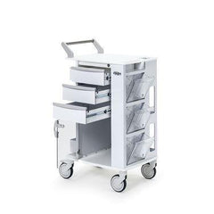 Insight Ergo Phlebotomy Cart with 5" Casters Insight Ergo Phlebotomy Cart with 5" Casters • 25.75"W x 19"D x 42"H ,1 Each - Axiom Medical Supplies