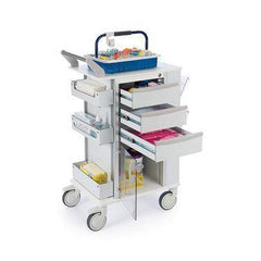 Insight Ergo Phlebotomy Cart with 5" Casters Insight Ergo Phlebotomy Cart with 5" Casters • 25.75"W x 19"D x 42"H ,1 Each - Axiom Medical Supplies