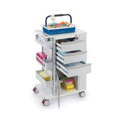 Insight 5" Caster Phlebotomy Cart 3" Casters • 24.25"W x 19"L x 34.375"H ,1 Each - Axiom Medical Supplies