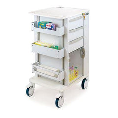 Insight 5" Caster Phlebotomy Cart 3" Casters • 24.25"W x 19"L x 34.375"H ,1 Each - Axiom Medical Supplies