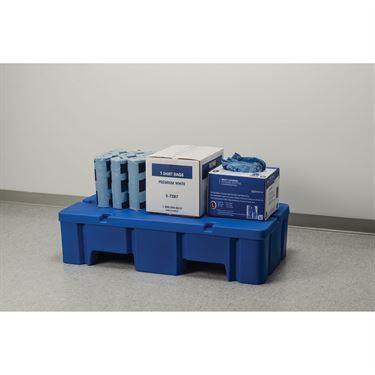 Interconnecting Antimicrobial Dunnage Rack Antimicrobial Interconnecting Dunnage Rack with Connector • 48"W x 24"D x 12"H ,1 Each - Axiom Medical Supplies