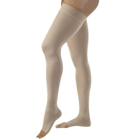 BSN Medical Compression Stocking JOBST® Relief® Thigh High Medium Beige Open Toe - M-922430-4742 - Each