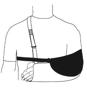 Brownmed Immobilizer Strap Joslin Swathe® 50 Inch Length / Hook and Loop Strap Closure