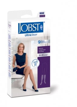 BSN Medical Compression Stocking JOBST UltraSheer Knee High Medium Natural Closed Toe - M-1137486-2414 | Pair