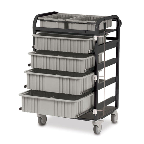 Jumbo Mobile Supply Carts Gray Drawers • 25"W x 19"D x 39"H ,1 Each - Axiom Medical Supplies