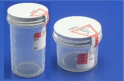 Cardinal Specimen Container Precision™ 2-1/2 X 2-3/4 Inch Plastic 120 mL (4 oz.) Screw Cap Sterile in OR Blister Pack