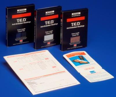 Cardinal Anti-embolism Stocking T.E.D.™ Thigh High Small / Regular White Closed Toe