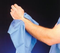 Cardinal O.R. Towel Curity® 17 W X 27 L Inch Blue Sterile