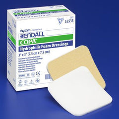 Cardinal Foam Dressing Kendall™ Foam Plus 6 X 6 Inch Square Non-Adhesive without Border Sterile