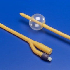 Cardinal Foley Catheter Kenguard™ 2-Way Standard Tip 30 cc Balloon 14 Fr. Silicone Oil Coated Latex