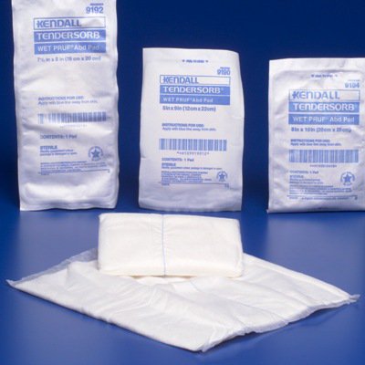 Cardinal Abdominal Pad Curity™ Nonwoven Fluff 5 X 9 Inch Rectangle NonSterile