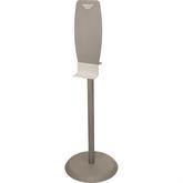 Bowman Aluminum and ABS Hand Sanitizer Dispenser Floor Stand Bowman Aluminum and ABS Hand Sanitizer Dispenser Floor Stand • 18"W x 18"D x 54.73"H ,1 Each - Axiom Medical Supplies