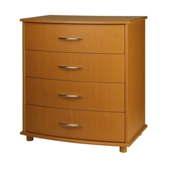 Kwalu Chest Wide Camelot Collection, CACH40W Model Wild Oak 21 X 32-1/4 X 36 Inch 4 Drawers