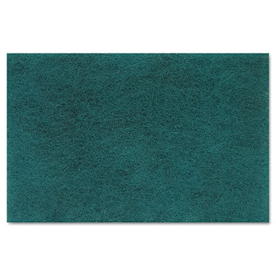 Lagasse Scouring Pad Boardwalk® Medium Duty Green NonSterile Synthetic Fiber 6 X 9 Inch Reusable - M-669934-1673 - Case of 20