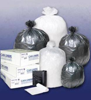 Lagasse Trash Bag Inteplast Group 33 gal. Black HDPE 16 Mic. 33 X 40 Inch Star Seal Bottom Coreless Roll - M-736175-2247 - Case of 250