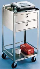 Lakeside Manufacturing Equipment Stand 18-3/4 X 16-3/4 X 35 Inch 18-3/8 X 16-5/8 Inch Shelves