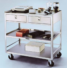 Lakeside Manufacturing Equipment Stand 36-3/8 X 20-1/8 X 35 Inch 36 X 28 Inch Shelves