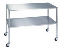 Lakeside Manufacturing Instrument Table 20 X 36 X 34 Inch Stainless Steel 54 lbs. Weight Capacity 1 Shelf