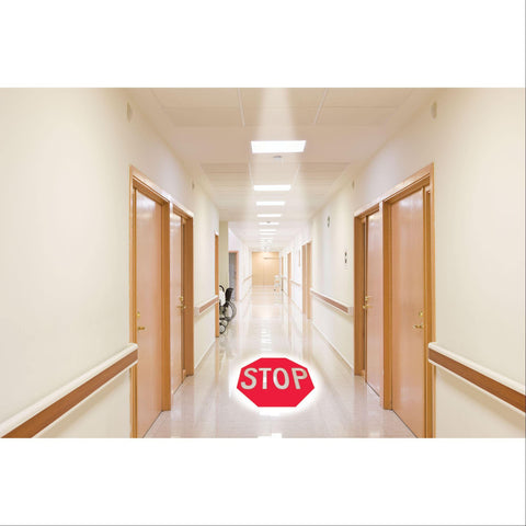 LED Projector Signage Lens Only Notice Authorized Personnel Only ,1 Each - Axiom Medical Supplies