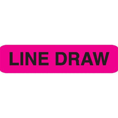 LINE DRAW Phlebotomy/Specimen Receiving Labels MarketLab Line Draw Label, Flourescent Pink PK1000 ,1000 / pk - Axiom Medical Supplies