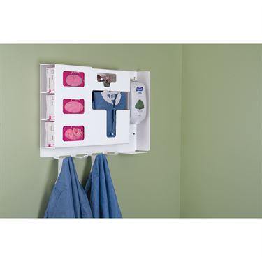 MarketLab Laboratory PPE Compliance Station MarketLab Lab PPE Compliance Station • 29.4"W x 4.1"D x 18.5"H ,1 Each - Axiom Medical Supplies