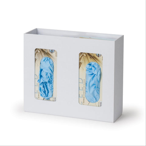 MarketLab Top-Loading Double Glove-Box Holder for LabWall MarketLab Top-Loading Double Glove-Box Holder • 11.75"W x 4"D x 10"H ,1 Each - Axiom Medical Supplies