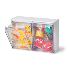 MarketLab 2-Unit Tilt Bin 2-Section Tilt Bin Module ,1 Each - Axiom Medical Supplies