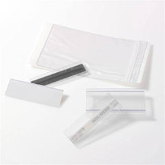 Label Holders and Refills Side Load Bin-Buddy's • 5"W x 3"H ,Pack oF 25 - Axiom Medical Supplies