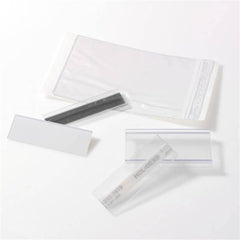 Label Holders and Refills Wire-Rac Label Holders • 3"W x 1.25"H ,Pack oF 25 - Axiom Medical Supplies