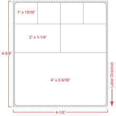 Laboratory System Labels White ,1100 / roll - Axiom Medical Supplies