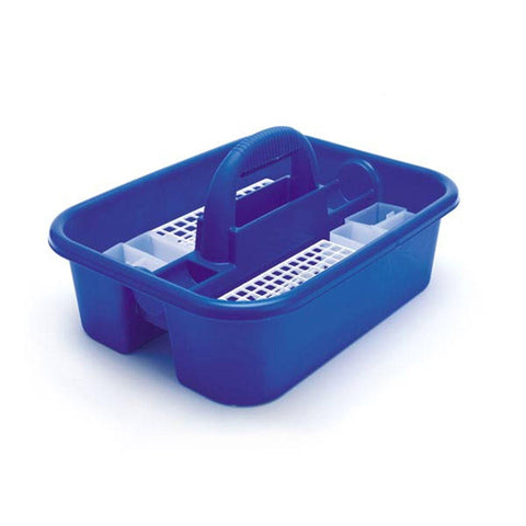 Large Blue Phlebotomy Tote Blue • With bin cups and tube racks ,1 Each - Axiom Medical Supplies
