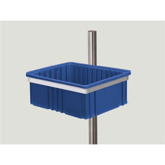 Large Utility Basket for TransCart Large Utility Basket with Bracket • Blue ,1 Each - Axiom Medical Supplies