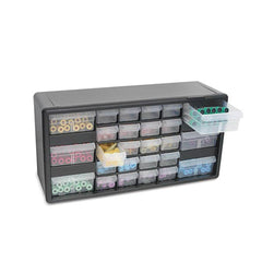 Large-Volume Benchtop Cabinets 44-Drawer • 20"W x 6.4"D x 15.8"H ,1 Each - Axiom Medical Supplies