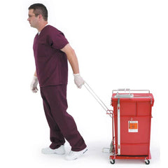 Large Hands-Free Sharps Cart Large • 15.25"W x 22.75"D x 31"H ,1 Each - Axiom Medical Supplies