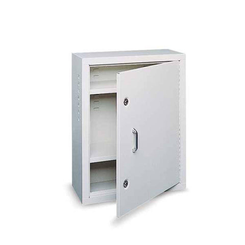 Large Single Door Double Lock Narcotics Cabinet Baked Enamel • 24"W x 10"D x 30"H ,1 Each - Axiom Medical Supplies