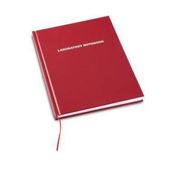 Lined Laboratory Notebook Laboratory Notebook, 200 pages, Lined, Red ,2 / pk2 - Axiom Medical Supplies