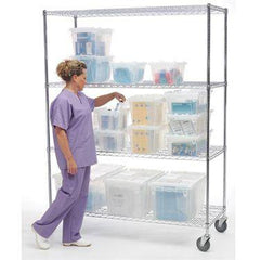 Lockable Totes Small • 10.9"W x 15.2"L x 9.7"H ,1 Each - Axiom Medical Supplies