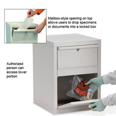 Locking Mailbox Style Drop Box Locking Sample Drop Box • 14.5"W x 16"D x 20"H ,1 Each - Axiom Medical Supplies