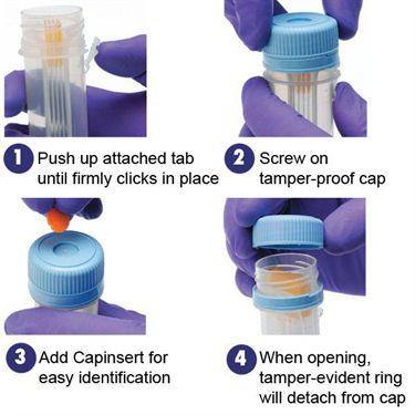 LockMailer LockMailer Microscope Slide Jar ,100 per Paxk - Axiom Medical Supplies