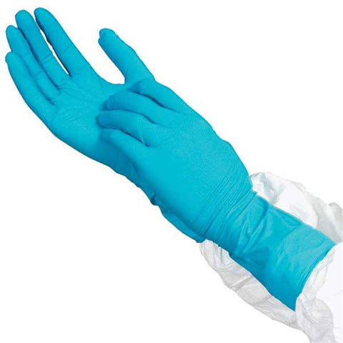 Long Cuff Nitrile Gloves Small ,50 / bx - Axiom Medical Supplies