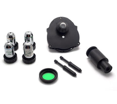 Mi5 Microscope Infinity Turret Phase Kit: 10x, 20x, 40x, 100x, Bright Field